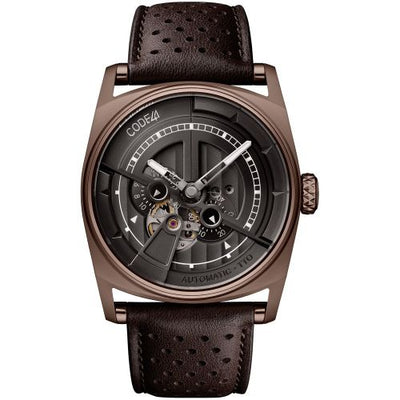 Remontoir à montres pour montre CODE41 Anomaly-01 Anomaly-01 Marron PVD / Marron