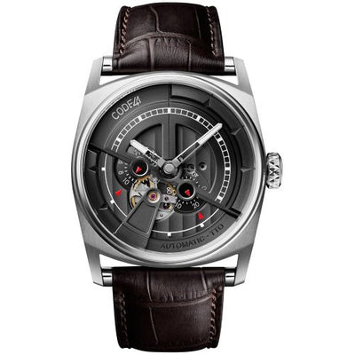 Remontoir à montres pour montre CODE41 Anomaly-01 Anomaly-01 Stainless Steel / Noire