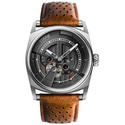 Remontoir à montres pour montre CODE41 Anomaly-01 Anomaly-01 Stainless Steel / Noire