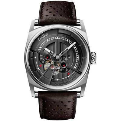 Remontoir à montres pour montre CODE41 Anomaly-01 Anomaly-01 Stainless Steel / Noire