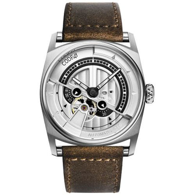 Remontoir à montres pour montre CODE41 Anomaly-01 Anomaly-01 Stainless Steel / Argent