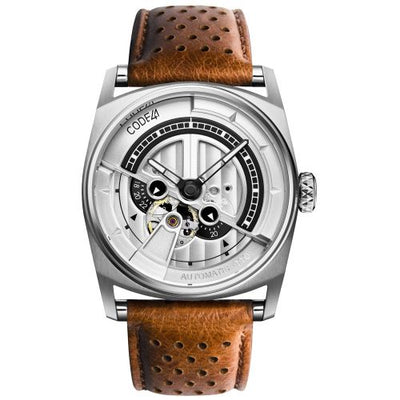 Remontoir à montres pour montre CODE41 Anomaly-01 Anomaly-01 Stainless Steel / Argent