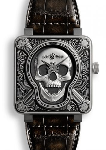 Watch Winder for watch Bell & Ross Instruments BR-01 Burning Skull