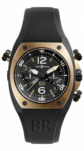 Uhrenbeweger für Uhr Bell & Ross Marine BR 02 92 Chronograph Rose Gold & Carbon