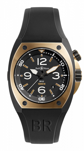 Uhrenbeweger für Uhr Bell & Ross Marine BR 02 92 Rose Gold & Carbon