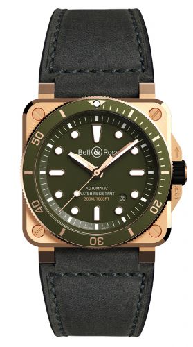 Uhrenbeweger für Uhr Bell & Ross Instruments BR 03-92 Diver Green Bronze