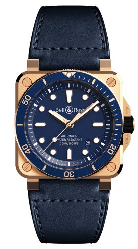 Uhrenbeweger für Uhr Bell & Ross Instruments BR 03-92 Diver Blue Bronze