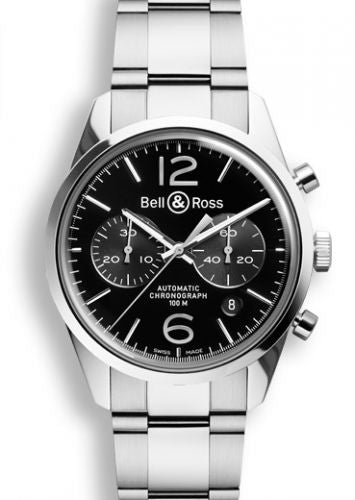 Uhrenbeweger für Uhr Bell & Ross Vintage BR 126 Officer Black Chronograph