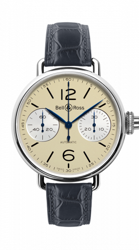 Uhrenbeweger für Uhr Bell & Ross Vintage WW1 Chronographe Monopoussoir Ivory