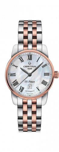 Watch Winder for watch Certina DS Podium DS Podium Automatic 29 Stainless Steel / Rose Gold PVD / MOP / Bracelet