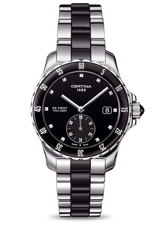 Watch Winder for watch Certina DS First DS First Lady Ceramic Black Bracelet