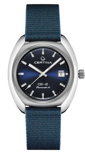 Watch Winder for watch Certina Heritage Collection DS-2 Powermatic 80 Stainless Steel / Blue