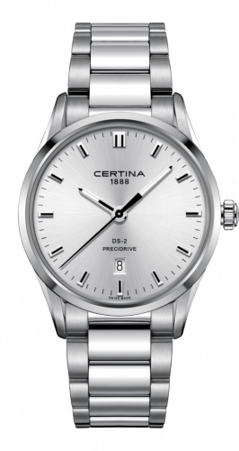 Watch Winder for watch Certina DS-2 DS-2 Quartz Stainless Steel / Silver / Bracelet