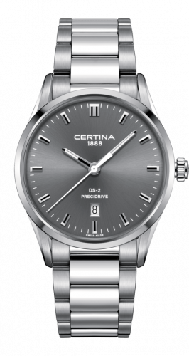 Watch Winder for watch Certina DS-2 DS-2 Quartz Stainless Steel / Grey / Bracelet