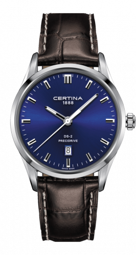 Watch Winder for watch Certina DS-2 DS-2 Quartz Stainless Steel / Blue