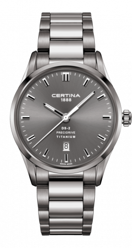 Watch Winder for watch Certina DS-2 DS-2 Quartz Titanium / Grey / Bracelet