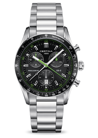 Uhrenbeweger für Uhr Certina DS-2 DS 2 Chrono 1/100 Sec PreciDrive Green