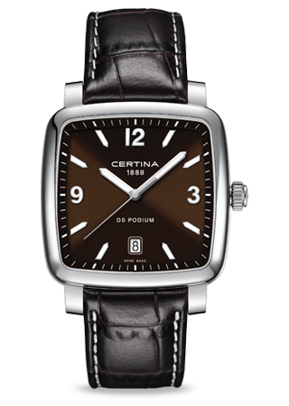 Watch Winder for watch Certina DS Podium DS Podium Square Brown