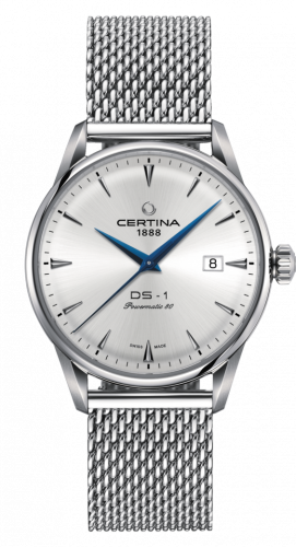 Uhrenbeweger für Uhr Certina DS-1 DS-1 Powermatic 80 40 Stainless Steel / Silver / Milanese