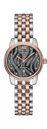 Watch Winder for watch Certina IMPORT DS-8 Lady Stainless Steel - Rose Gold / Grey / Bracelet