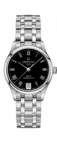 Watch Winder for watch Certina DS-8 DS-8 Powermatic 80 Lady Stainless Steel / Black / Bracelet