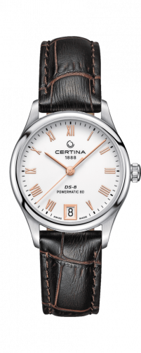 Watch Winder for watch Certina DS-8 DS-8 Powermatic 80 Lady Stainless Steel / White / Strap