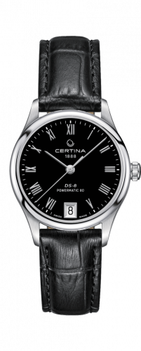 Watch Winder for watch Certina DS-8 DS-8 Powermatic 80 Lady Stainless Steel / Black / Strap