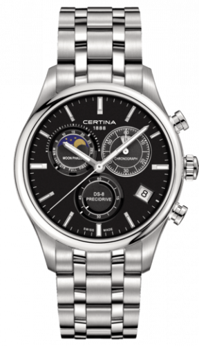 Uhrenbeweger für Uhr Certina DS-8 DS-8 Chronograph Moon Phase Stainless Steel / Black / Bracelet