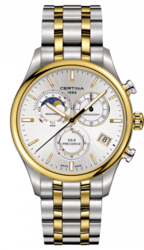 Uhrenbeweger für Uhr Certina DS-8 DS-8 Chronograph Moon Phase Stainless Steel / Gold / Bracelet