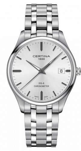 Watch Winder for watch Certina DS-8 DS-8 Chronometer Stainless Steel / Silver / Bracelet