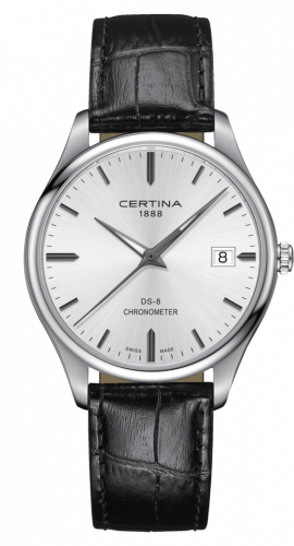 Watch Winder for watch Certina DS-8 DS-8 Chronometer Stainless Steel / Silver / Strap