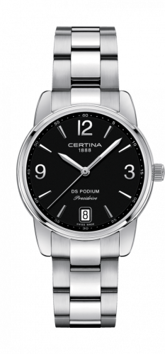 Watch Winder for watch Certina DS Podium DS Podium 33 Stainless Steel / Black / Bracelet