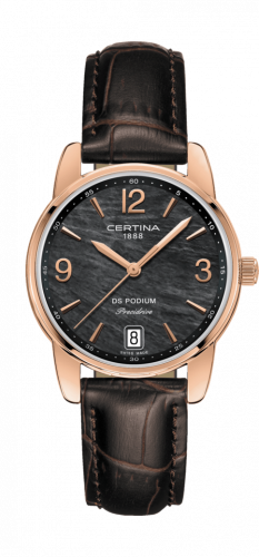 Watch Winder for watch Certina DS Podium DS Podium 33 Rose Gold PVD / Black MOP / Strap
