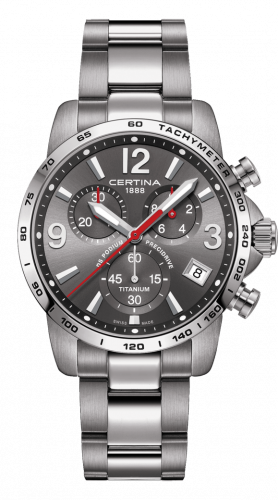Watch Winder for watch Certina DS Podium DS Podium Chronograph 1/10 Sec Titanium / Grey / Bracelet