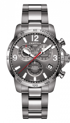 Watch Winder for watch Certina DS Podium DS Podium Chronograph GMT Titanium / Grey