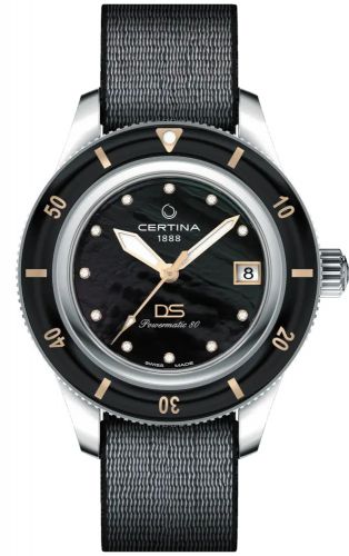 Watch Winder for watch Certina Heritage Collection DS PH200M 39 Stainless Steel / Black MOP