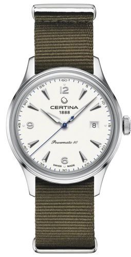 Watch Winder for watch Certina Heritage Collection DS Powermatic 80 Stainless Steel / White