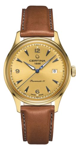 Watch Winder for watch Certina Heritage Collection DS Powermatic 80 Yellow / Champagne