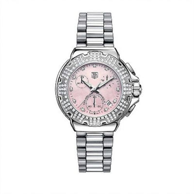 Uhrenbeweger für Uhr TAG Heuer Formula 1 Formula 1 Quartz Chronograph 37 Stainless Steel / Diamond / Pink MOP - Diamond / Bracelet