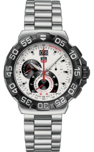 Uhrenbeweger für Uhr TAG Heuer Formula 1 Formula 1 Quartz Chronograph Big Date 44 Stainless Steel / White / Bracelet