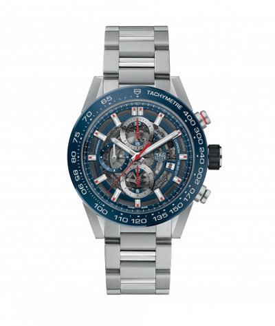 Uhrenbeweger für Uhr TAG Heuer Carrera Carrera Calibre Heuer 01 43 Stainless Steel / Blue Ceramic / Skeleton / Bracelet