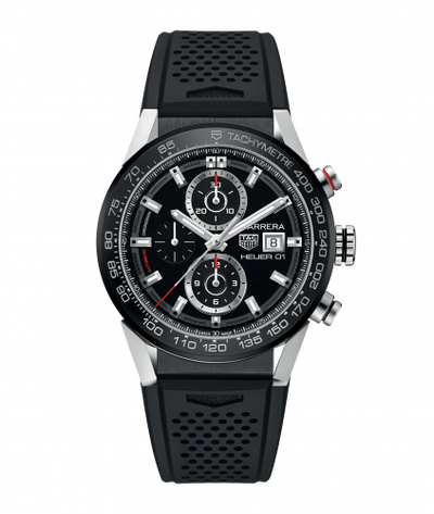 Uhrenbeweger für Uhr TAG Heuer Carrera Carrera Calibre Heuer 01 43 Stainless Steel / Black / Rubber