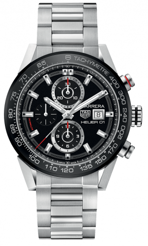 Uhrenbeweger für Uhr TAG Heuer Carrera Carrera Calibre Heuer 01 43 Stainless Steel / Black / Bracelet