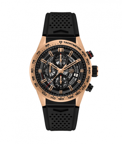 Uhrenbeweger für Uhr TAG Heuer Carrera Carrera Calibre Heuer 01 43 Rose Gold / Skeleton / Rubber