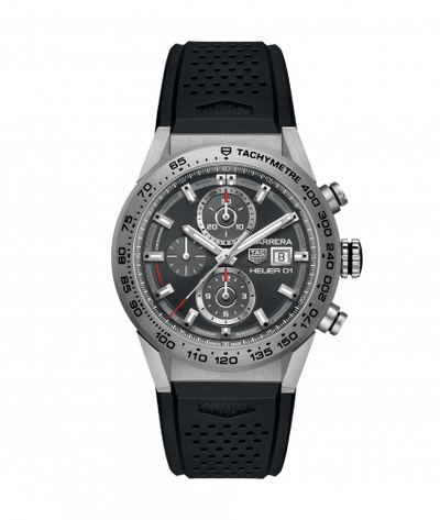 Uhrenbeweger für Uhr TAG Heuer Carrera Carrera Calibre Heuer 01 43 Titanium / Grey / Rubber