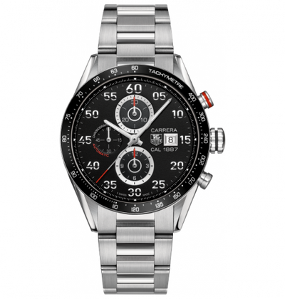 Uhrenbeweger für Uhr TAG Heuer Carrera Carrera Calibre 1887 43 Stainless Steel / Black / Bracelet