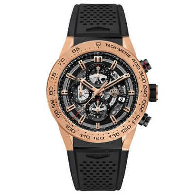 Uhrenbeweger für Uhr TAG Heuer Carrera Carrera Calibre Heuer 01 45 Rose Gold / Skeleton / Rubber