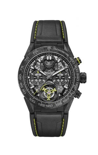 Uhrenbeweger für Uhr TAG Heuer Carrera Carrera Calibre Heuer 02T 45 Chronograph Tourbillon Titanium / Carbon / Nanograph