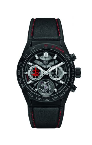 Uhrenbeweger für Uhr TAG Heuer Carrera Carrera Calibre Heuer 02T 45 Chronograph Tourbillon Ceramic / Calf / Ayrton Senna