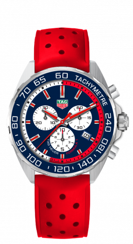 Uhrenbeweger für Uhr TAG Heuer Formula 1 Formula 1 Chronograph Quartz 43 Stainless Steel / Max Verstappen 2017 / Rubber